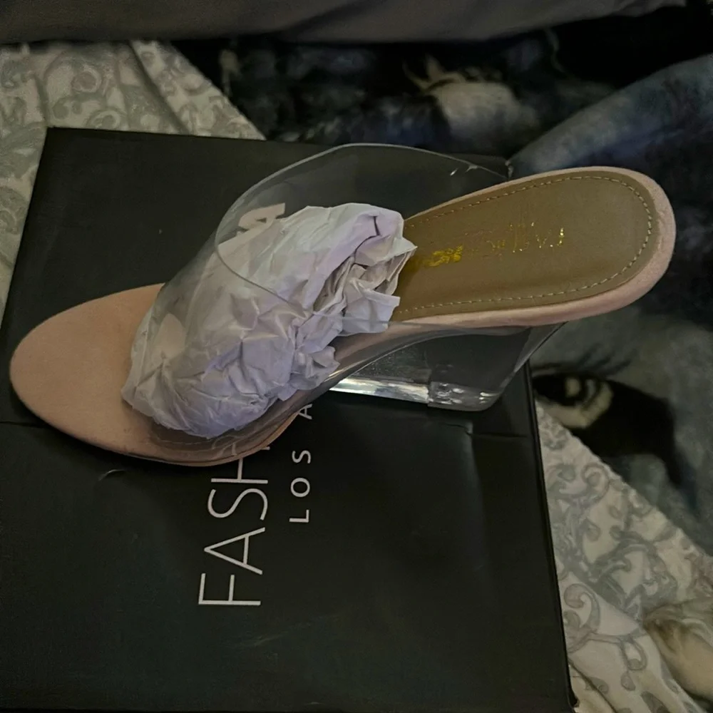 Clear wedge women’s shoes - Picture 1 of 1